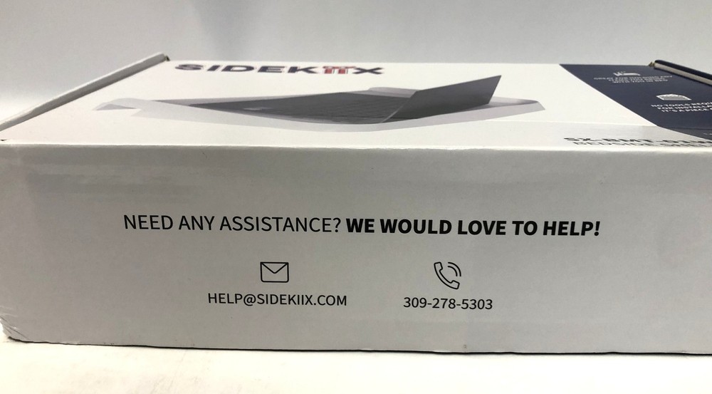 SideKiix White Bedside Shelf for Bunk Beds & Bed Frames