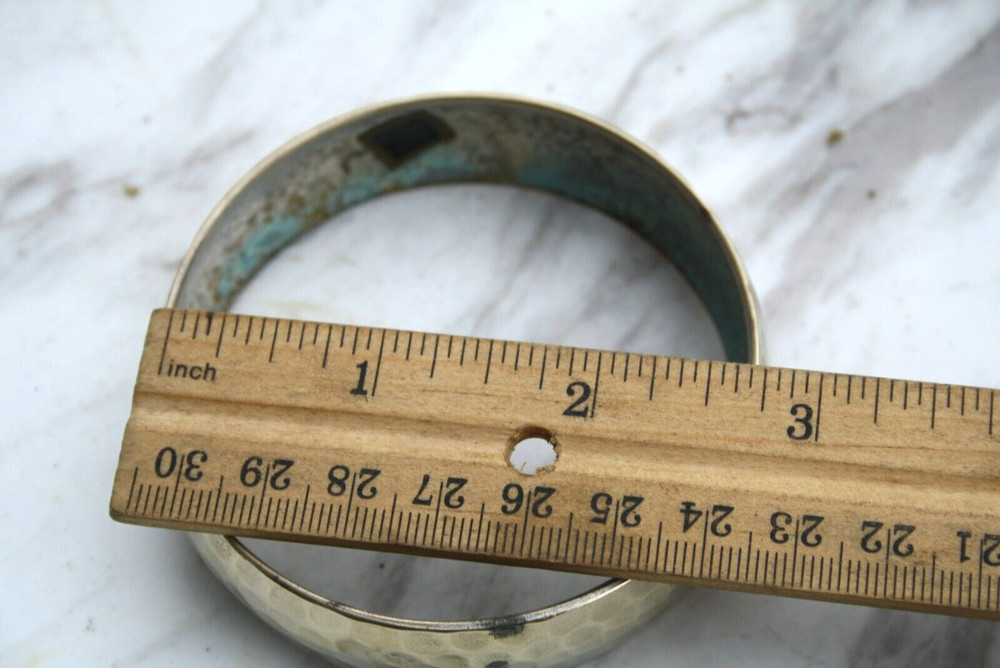 Vintage Brass Hammered Bangle Made in India
