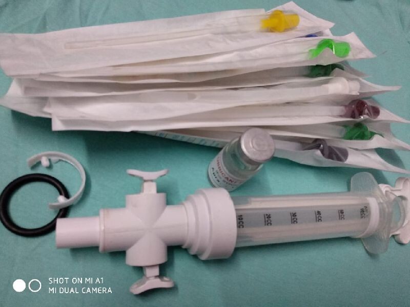 New Model  Gynecological Aspiration Kit With Plastic Box