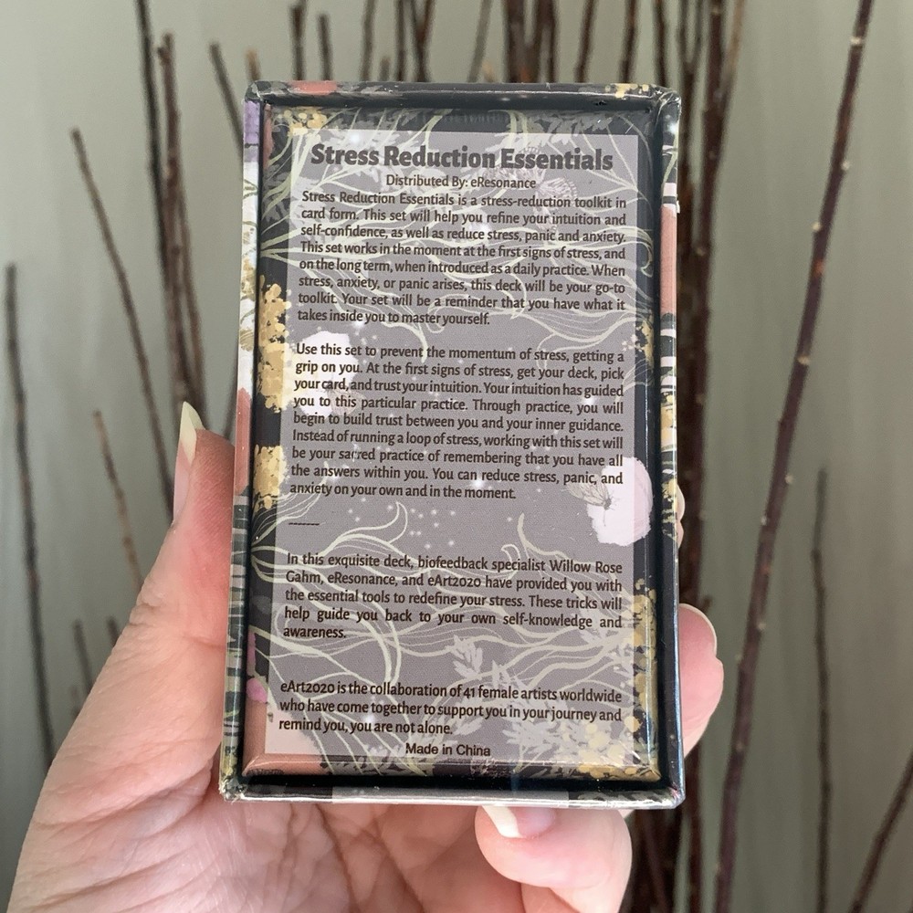Stress Reduction Essentials - Self Help Card Toolkit - New Sealed