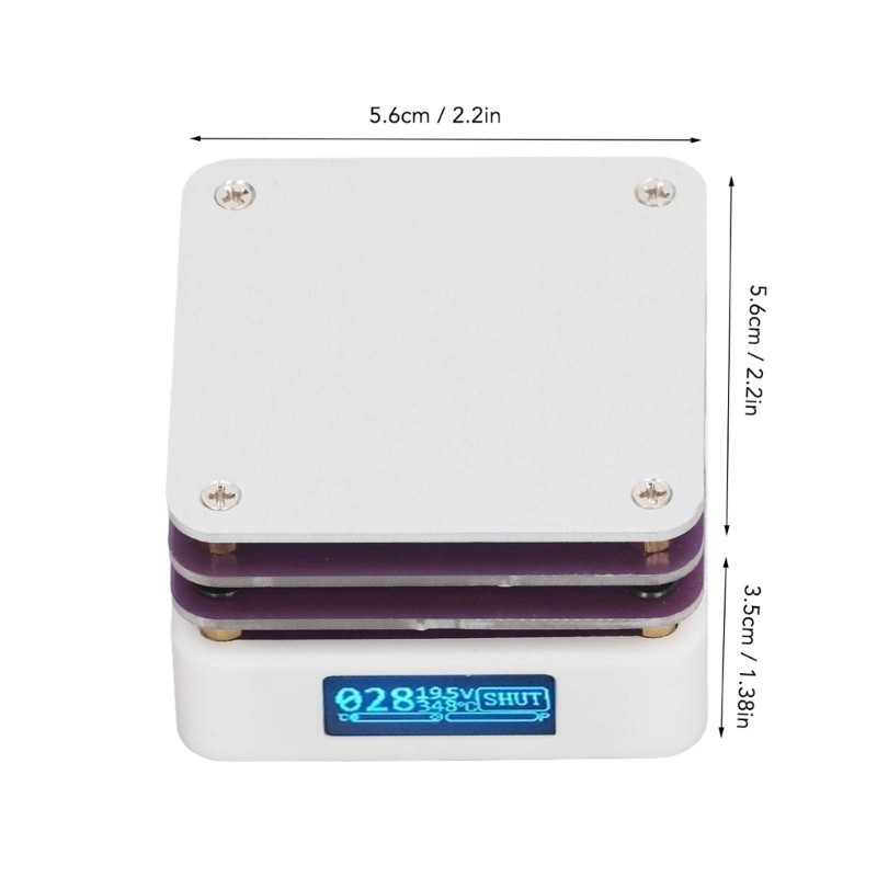 65W Mini Hot Plate LED Display Preheating Rework Station Type C Preheating