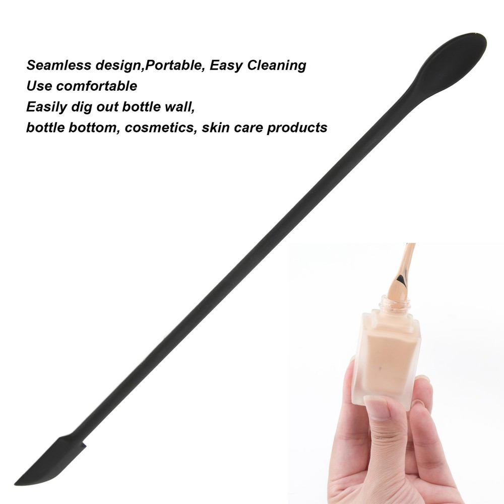 Makeup Spatula Tool Double Side Silicone Mini Lengthened Slim Jam Spatula