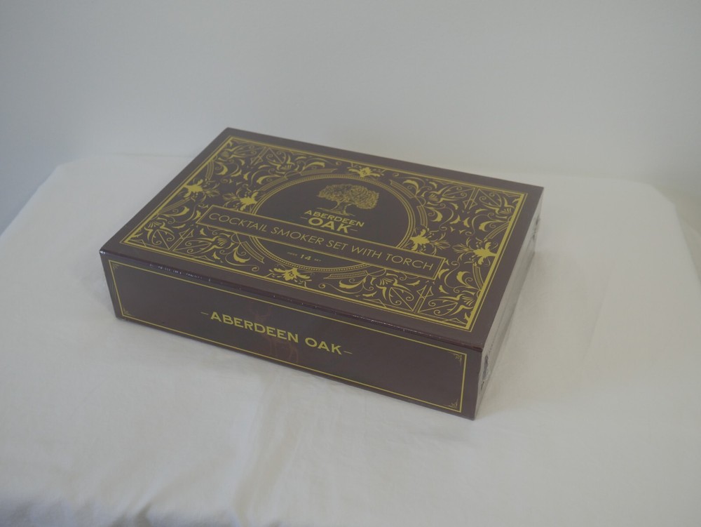 Aberdeen OAK Coctail Smoker Set With Torch (2D2)
