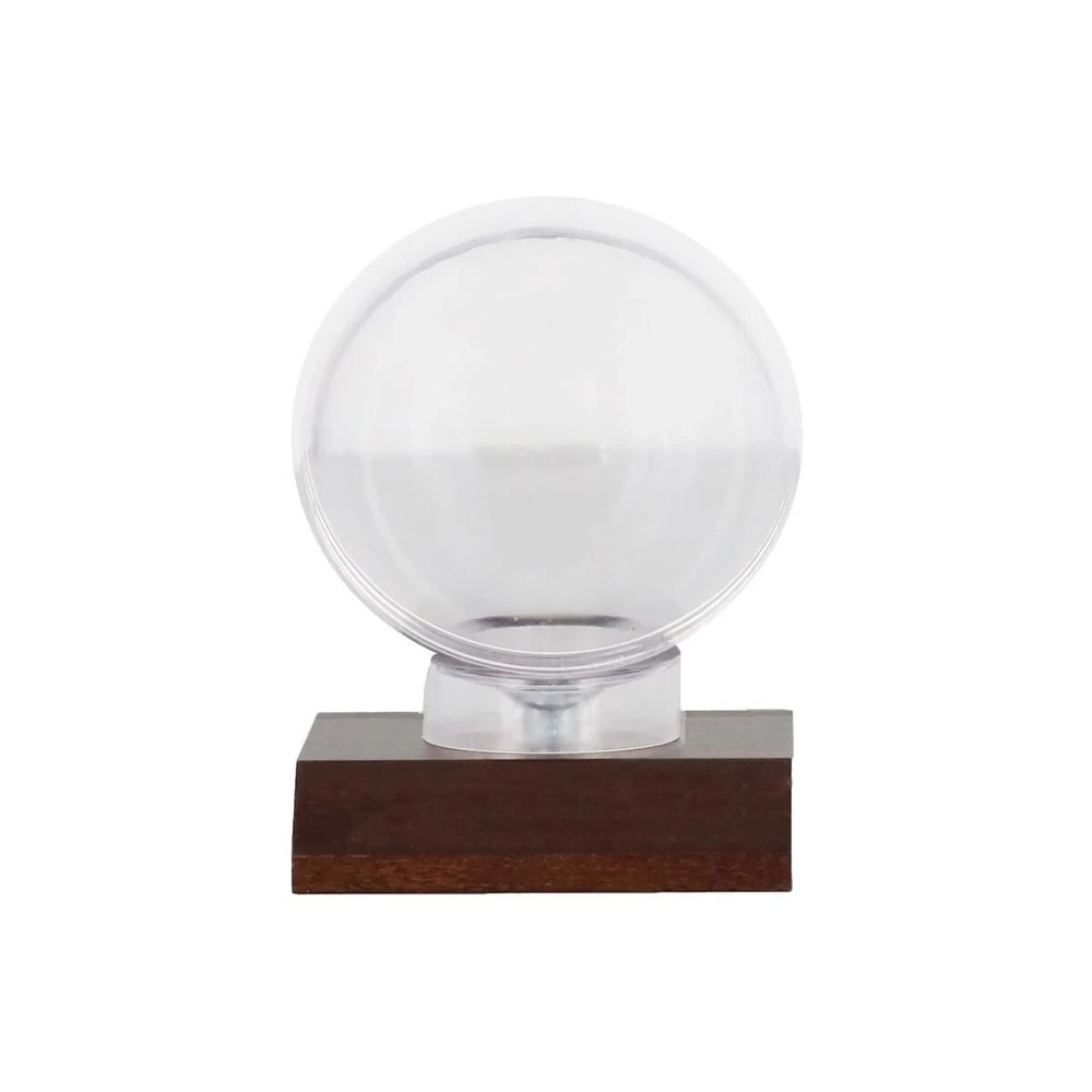 BCW Solid Real Hardwood Base and Acrylic Baseball Globe Holder Case