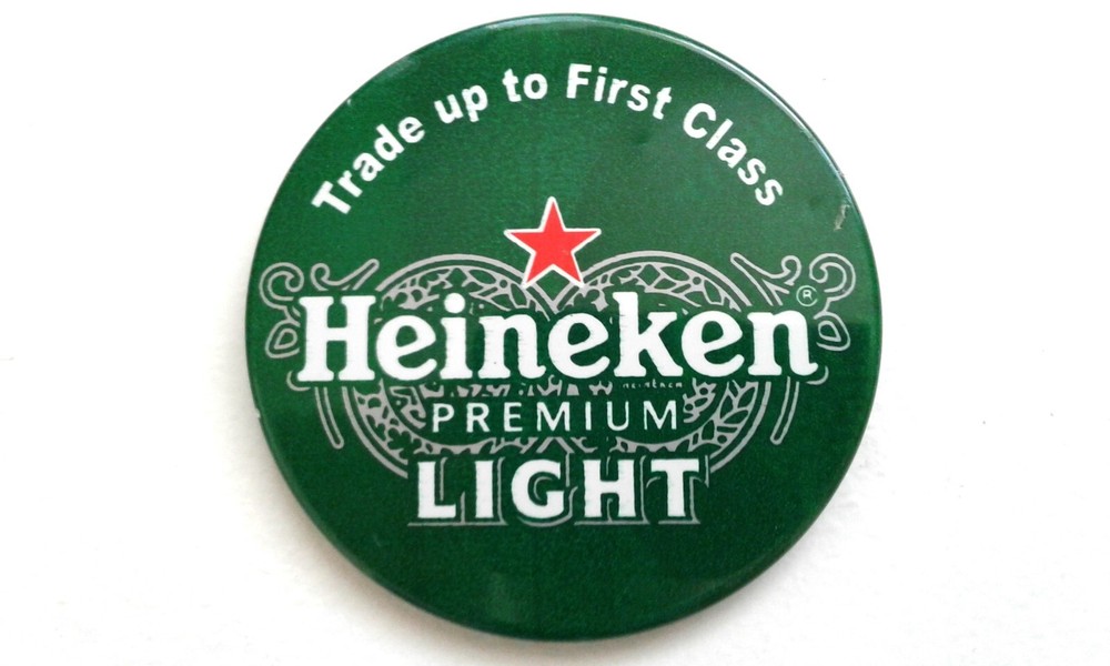(2) HEINEKEN PREMIUM LIGHT PINS