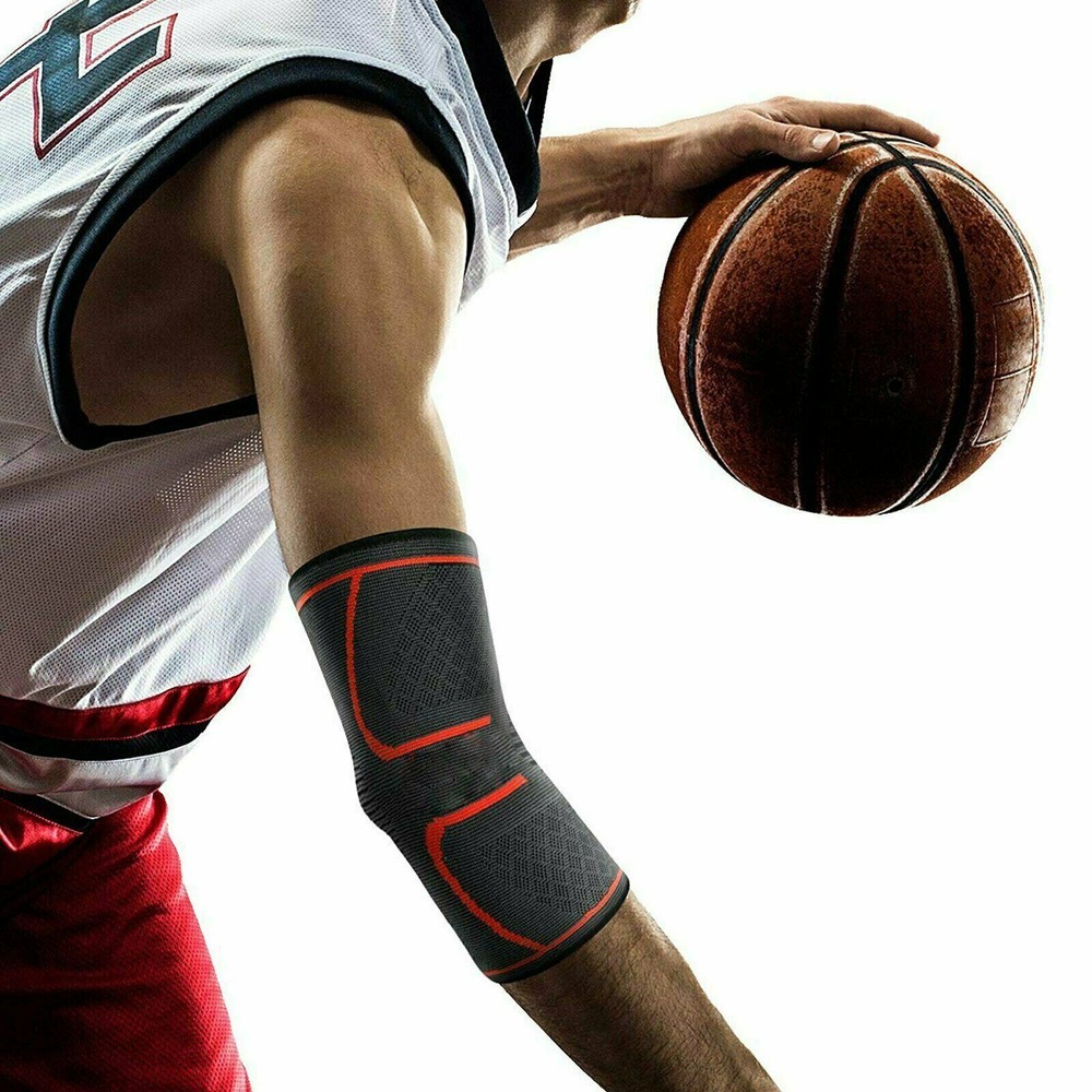 1 Elbow Brace Compression Support Sleeve Arthritis Tendonitis Reduce Joint Pain