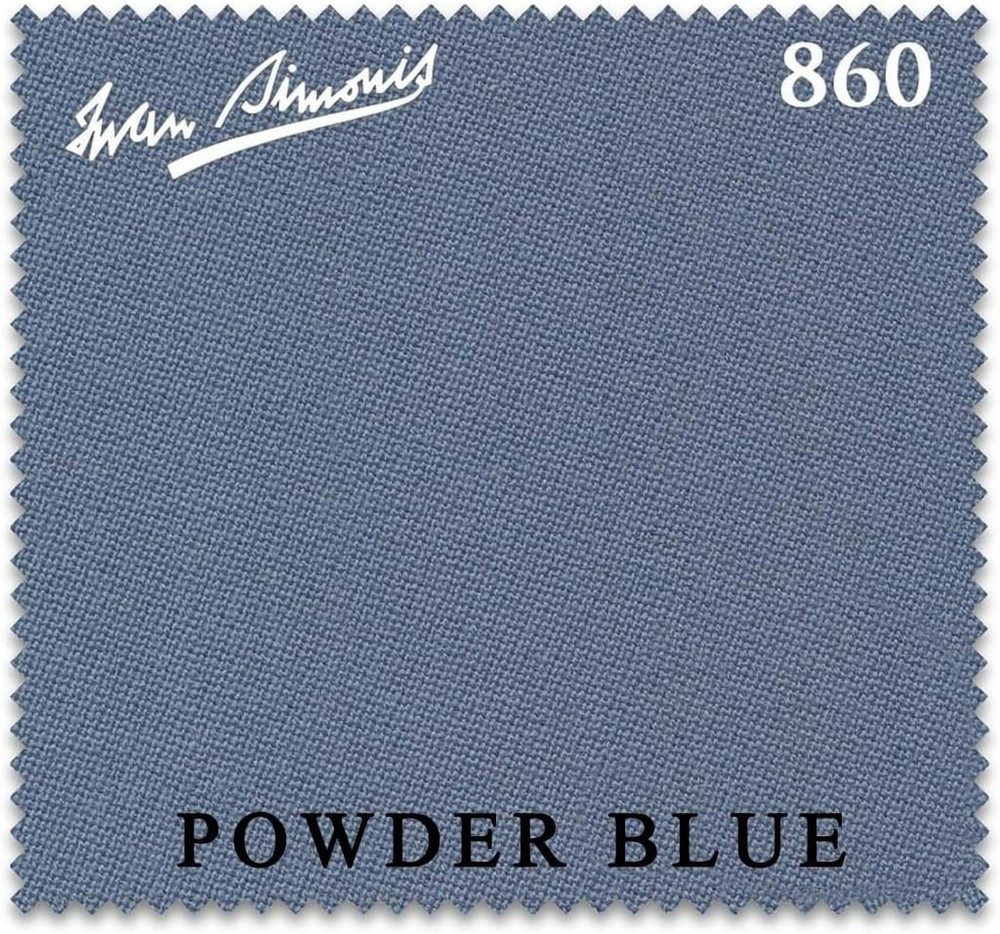 Simonis 860 Pool Table Cloth -Powder Blue 8FT