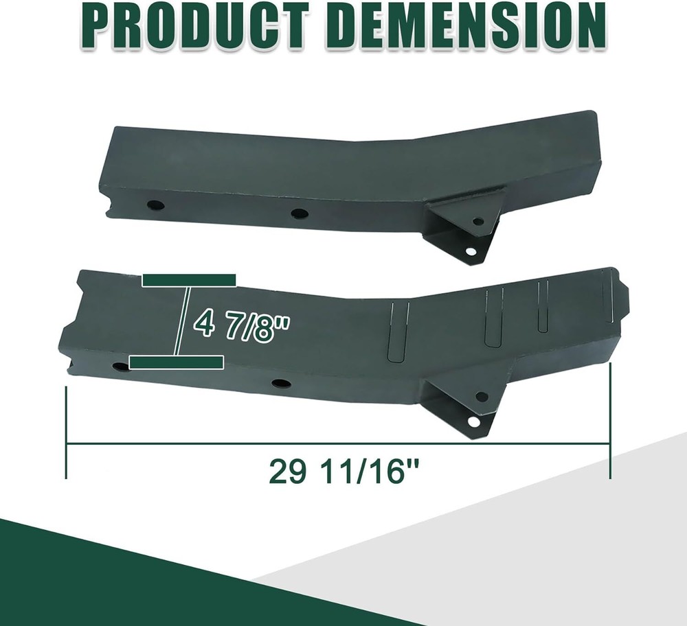 Mid Frame Rust Repair Kit + Frame Rust Repair Plate For Tacoma 96-04 Double Cab