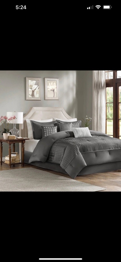 Madison Park Trinity 7 Piece Comforter Set Queen Size