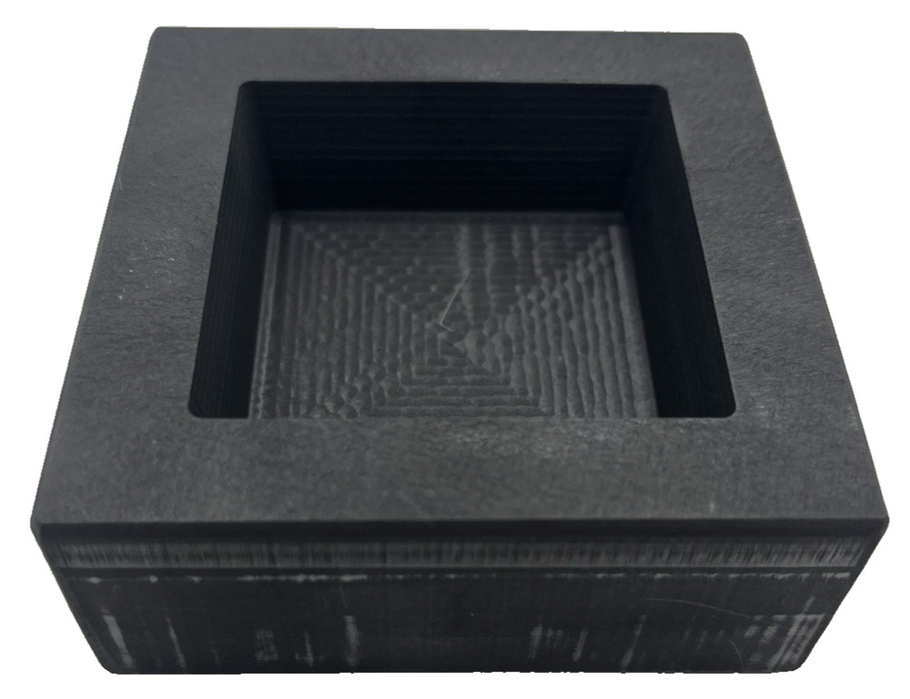 Graphite Ingot Mold For Casting 30 oz Gold Square