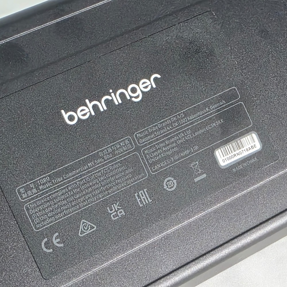Behringer Toro Classic Analog Bass Synthesizer Module/Taurus Revived - Black