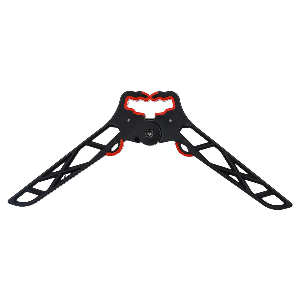 Folding Bow Stabilizer Stand 7 inches long, maximum width: 4", Black and red