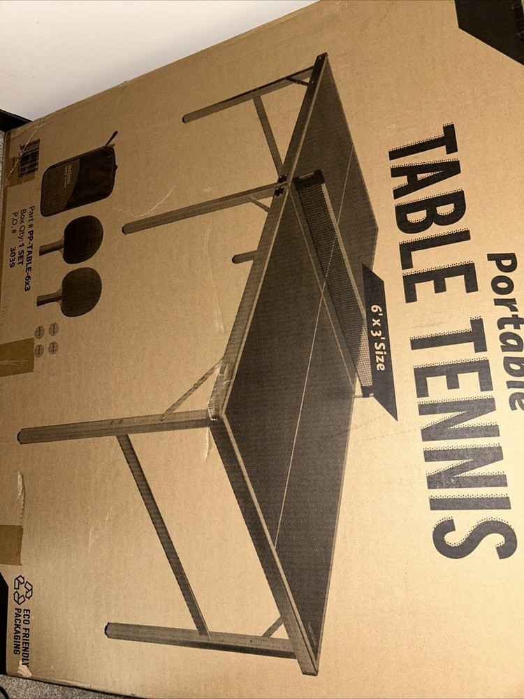 Portable Table Tennis (Red)