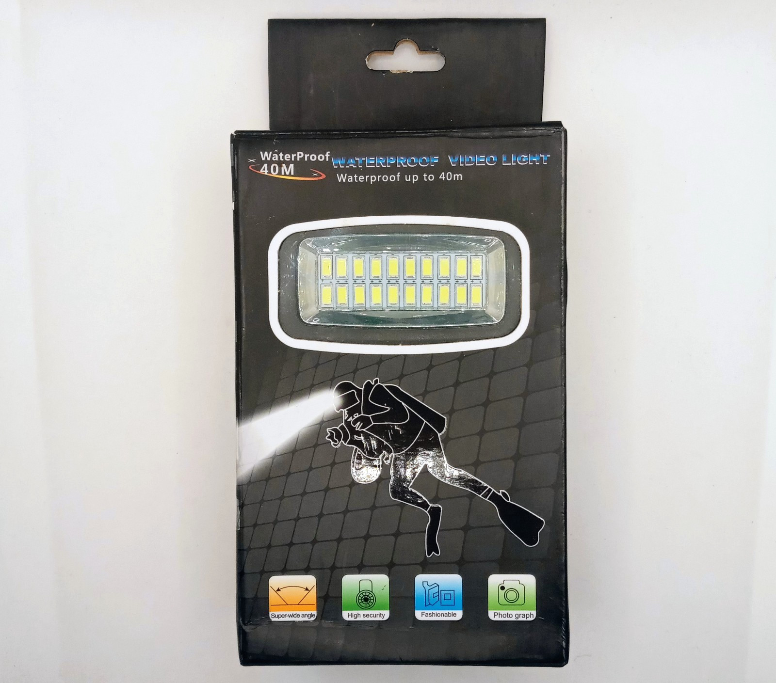 Dimmable Waterproof Video Rechargeable Diving LED Light (40m/130ft)