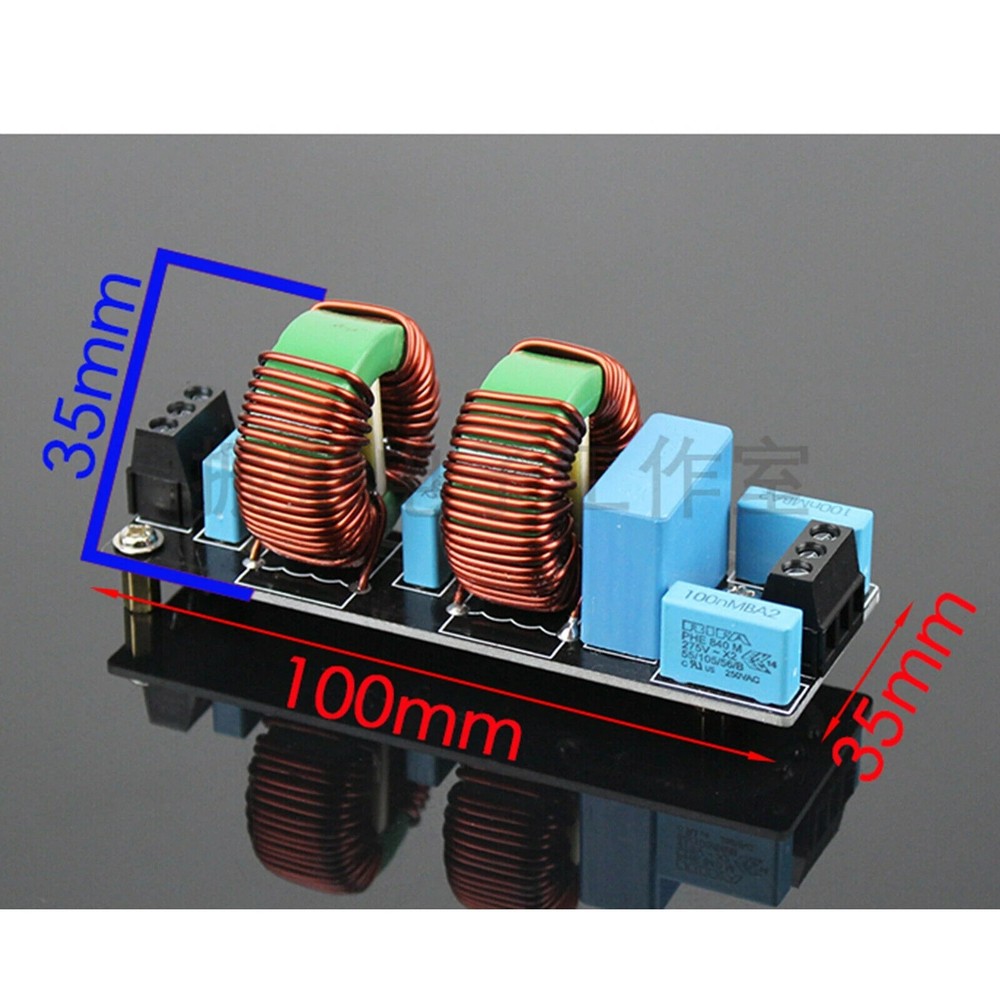 1pc 3900W 18A EMI High Frequency Power Filter Finished Board Class A