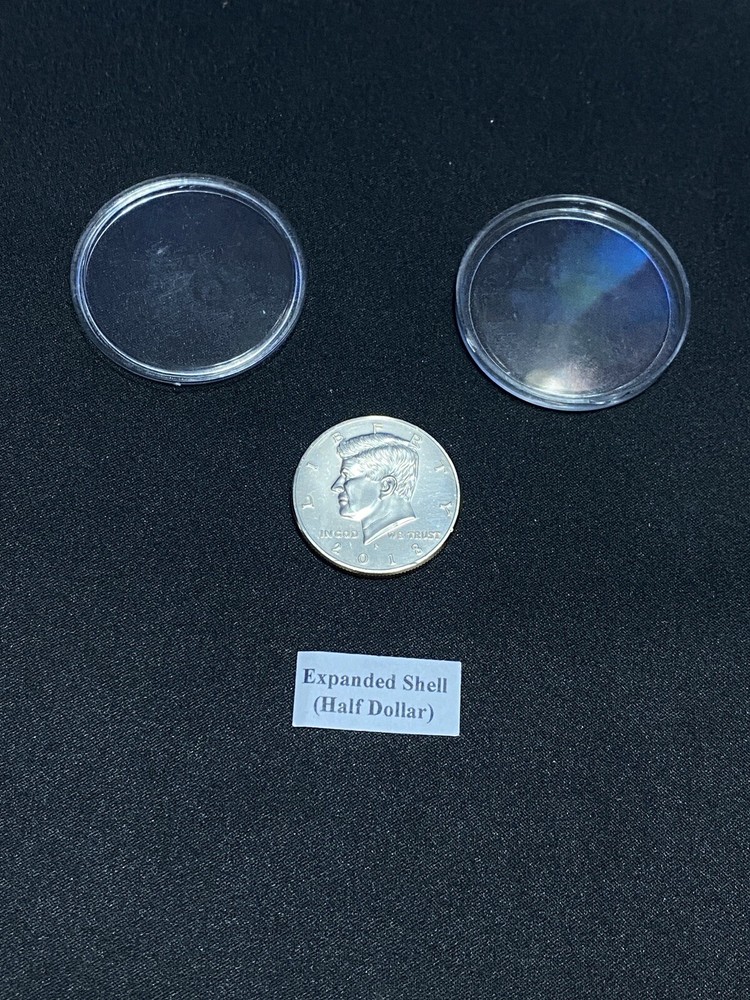 Half Dollar Expanded Coin Magic Trick