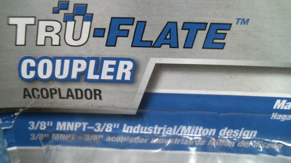 Tru-Flate Quick Change Coupler 3/8" MNPT (13-527) FS