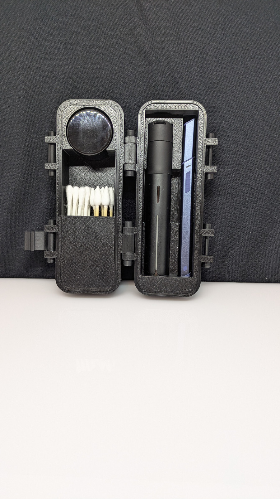 BLEMISHED Mini P U F F CO Pivot and Hot Knife Travel Case - Black Edition