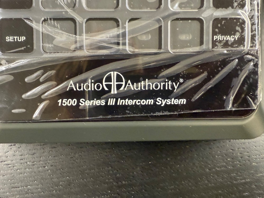 Audio Authority 1500 Series III Intercom System 1500BH Counter Station Intercom