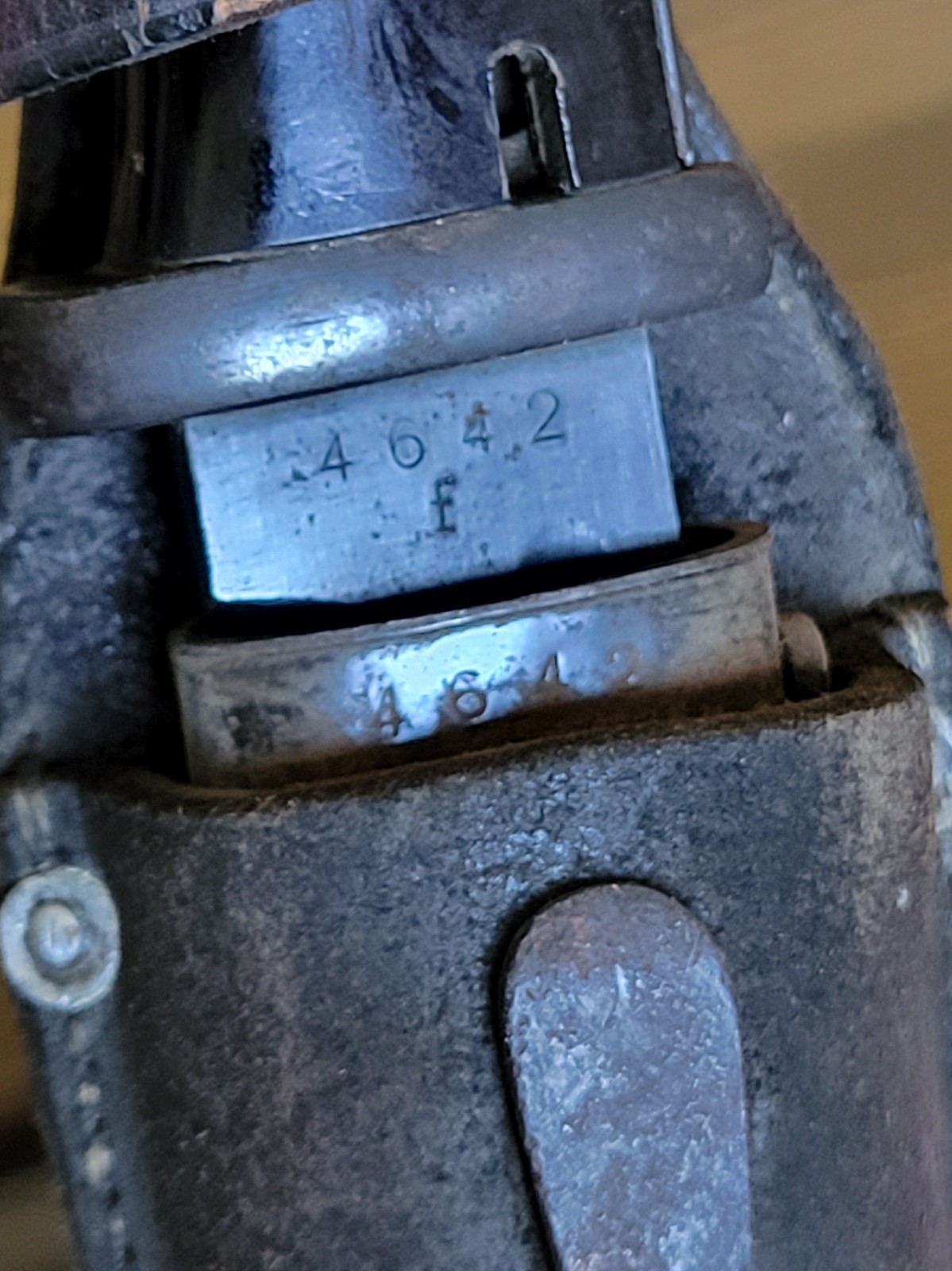 OUTSTANDING WWII German K98 Bayonet w/Matching Numbers & Frog