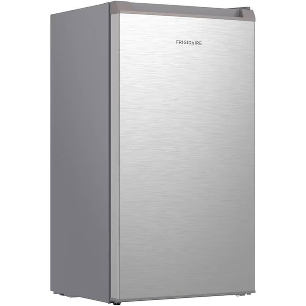 Frigidaire Mini Refrigerator 3.2 Cu Ft Reversible Door Adjustable Temp (Silver)