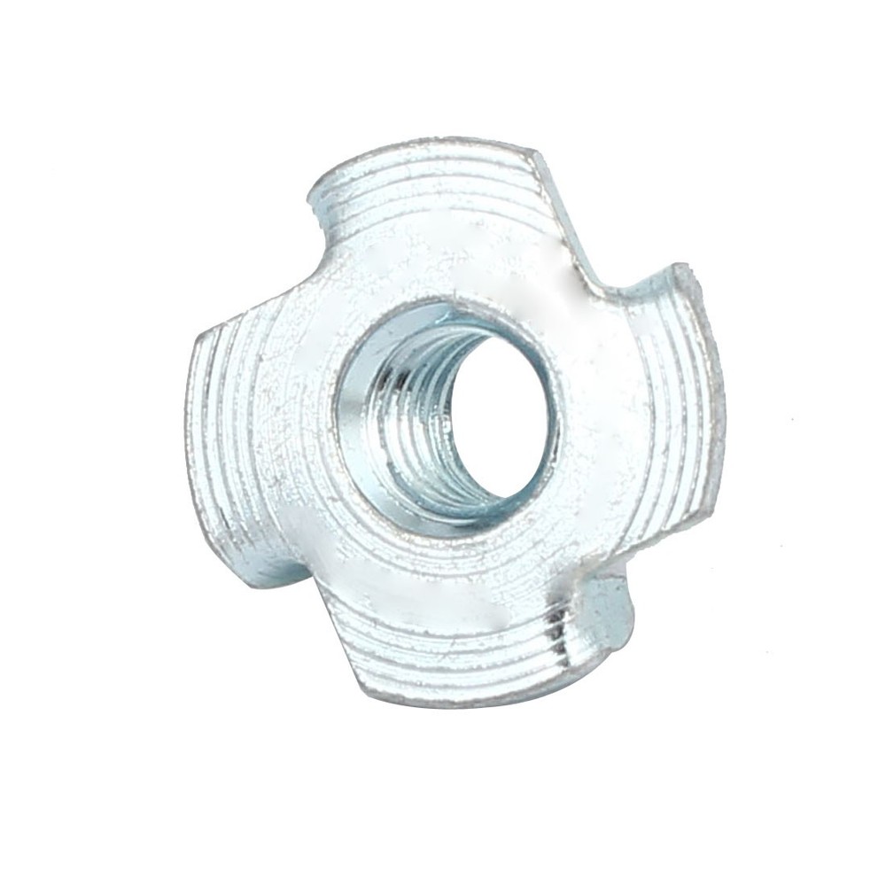 1/4-INCH Thread 8mm 4 Rebs Fully Threaded T Fitting 5pcs