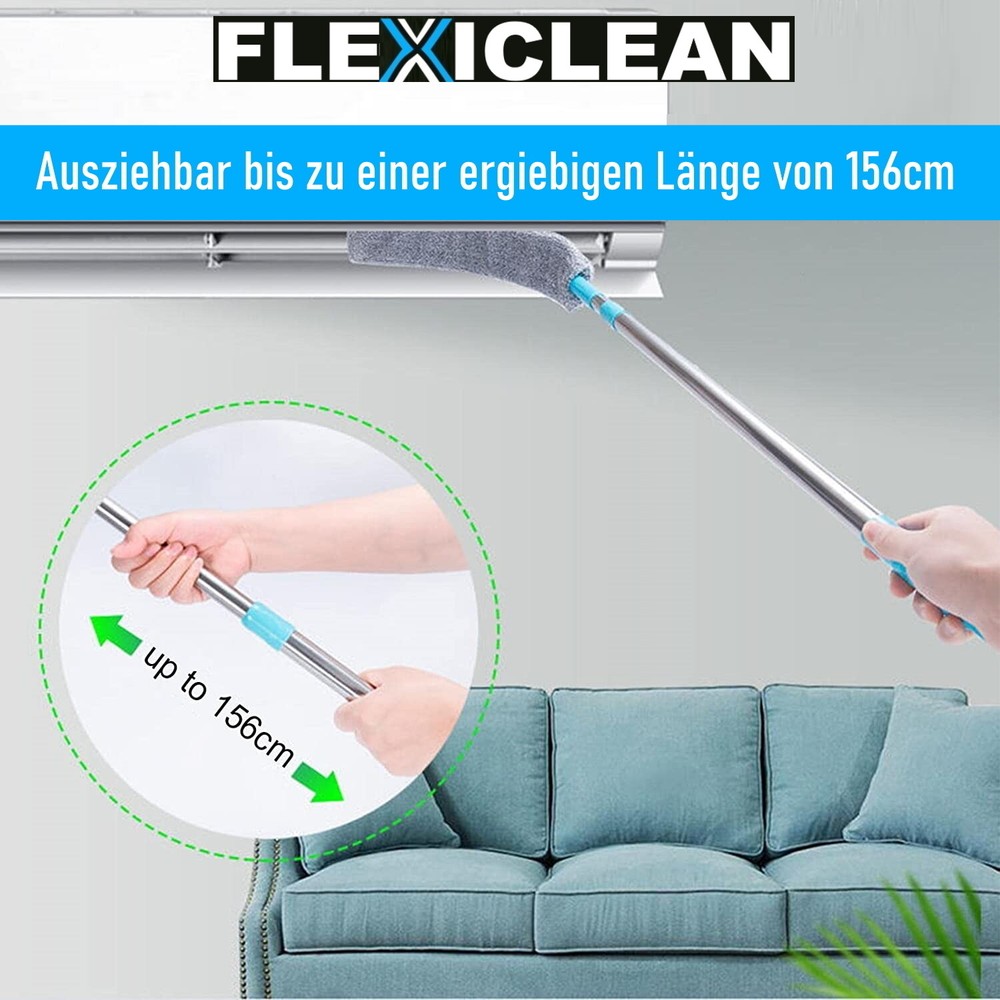 FLEXICLEAN flexible dust wiper duster dust collector telescopic extendable