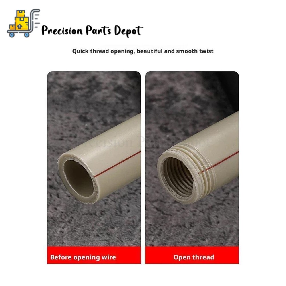 Integrated Internal & External Pipe Threading-Tool PVC Pipe Threader Kit US