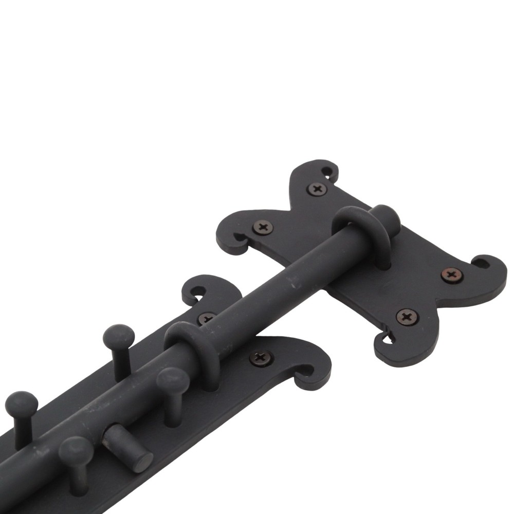 Wrought Iron Cane Tower Slide Bolt 13 Inch
