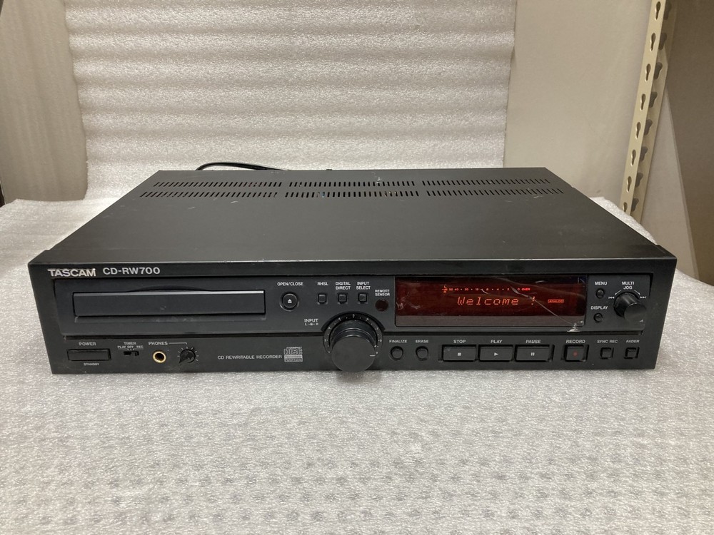 Tascam CD-RW700 Professional CD Rewriteable Recorder (No Eject)
