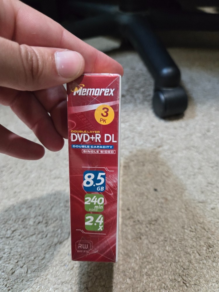 Memorex Double Layer DVD+R DL 3 Pack