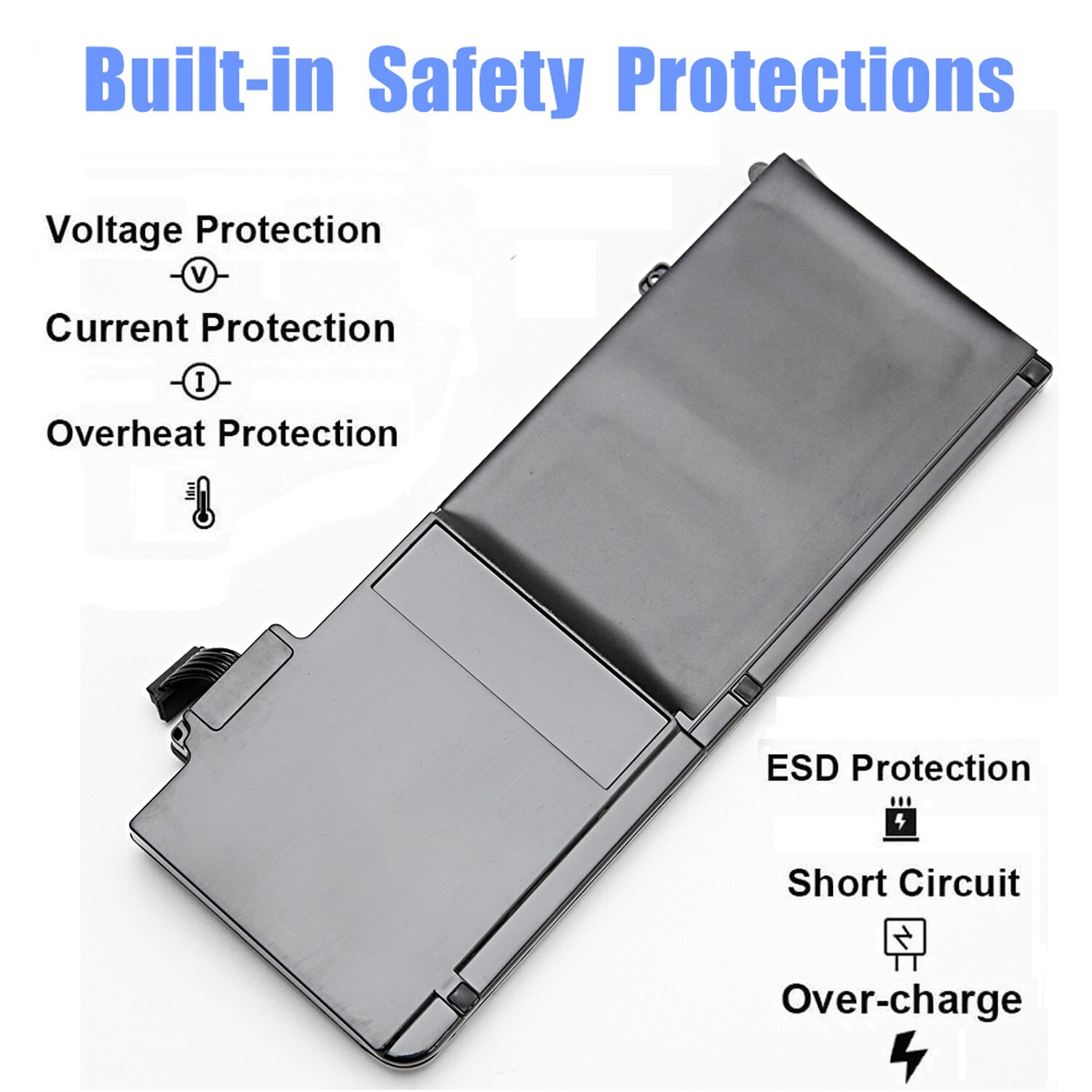 New A1322 Battery For Apple MacBook Pro 13"A1278 Mid 2009 2010 2011 2012 63.5Wh