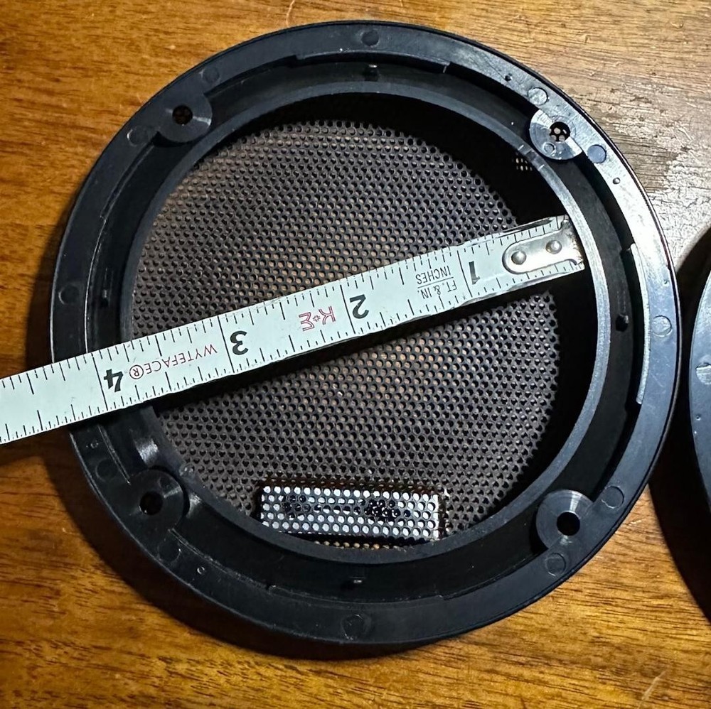 (2) ECLIPSE UNIVERSAL 5" SPEAKER COMPONENT PROTECTIVE GRILLS COVERS NEW PAIR