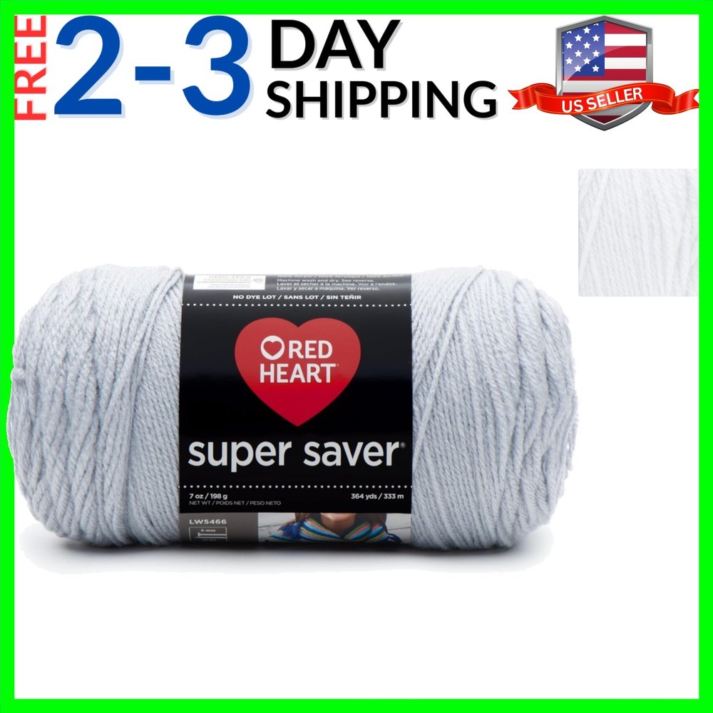 Super Saver Yarn, Light Grey
