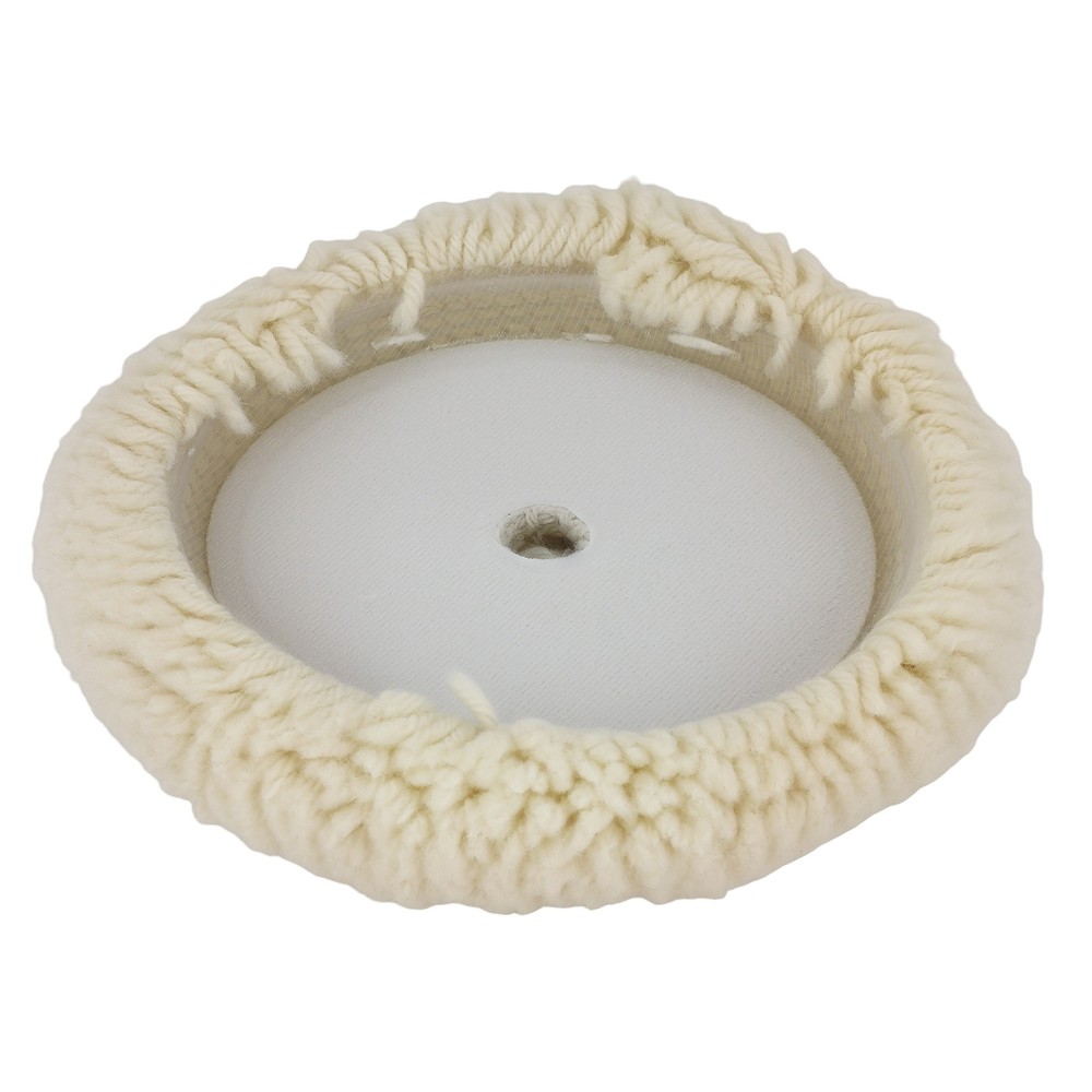 7 Inch Hook Loop Wool Bonnet Car Polishing Pad for Compound Buffer Application