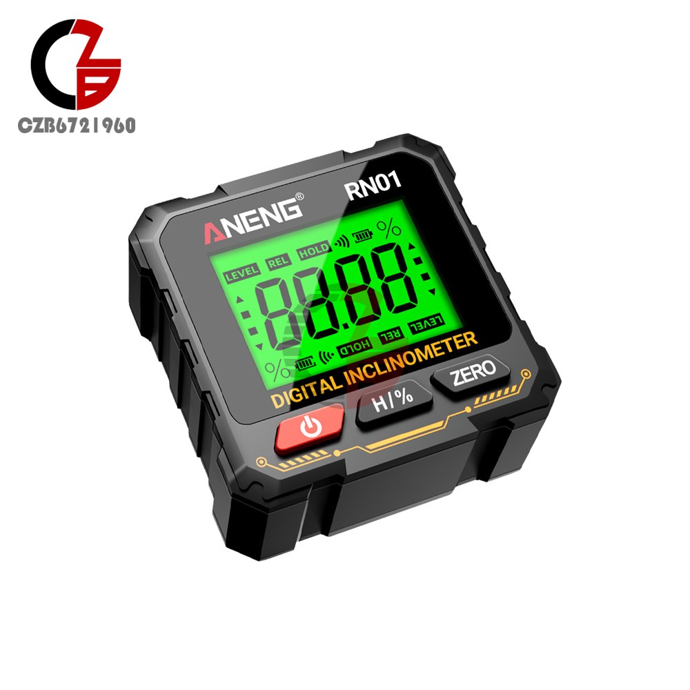 ANENG Magnetic Digital Level Box LCD Angle Finder Protractor Inclinometer Gauge