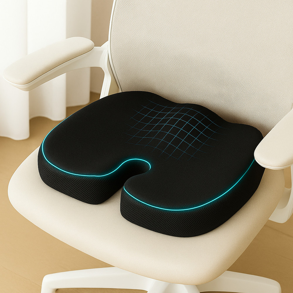 Memory Foam Seat Cushion – U-Shaped Sitting Pad