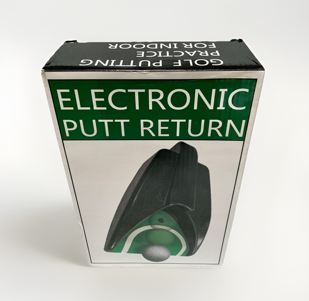 NEW Electronic Putt Return Battery Powered Indoor Golf Putting Practice Machine