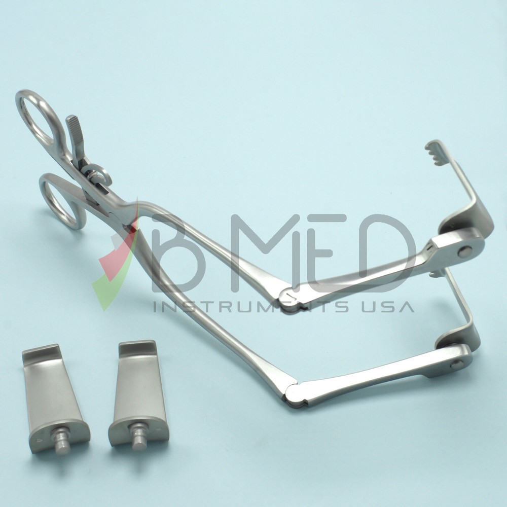 OR Grade Codman Largo Cervical Retractor With Sharp & Blunt blades Set Spine
