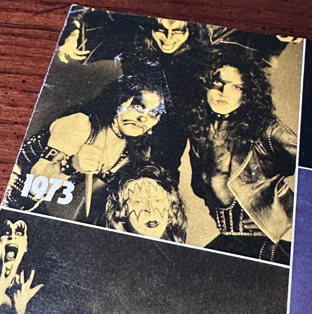 KISS Magazine Clipping Single Page Poster 11” X 8 1/4” Gene Simmons 1977 Vtg