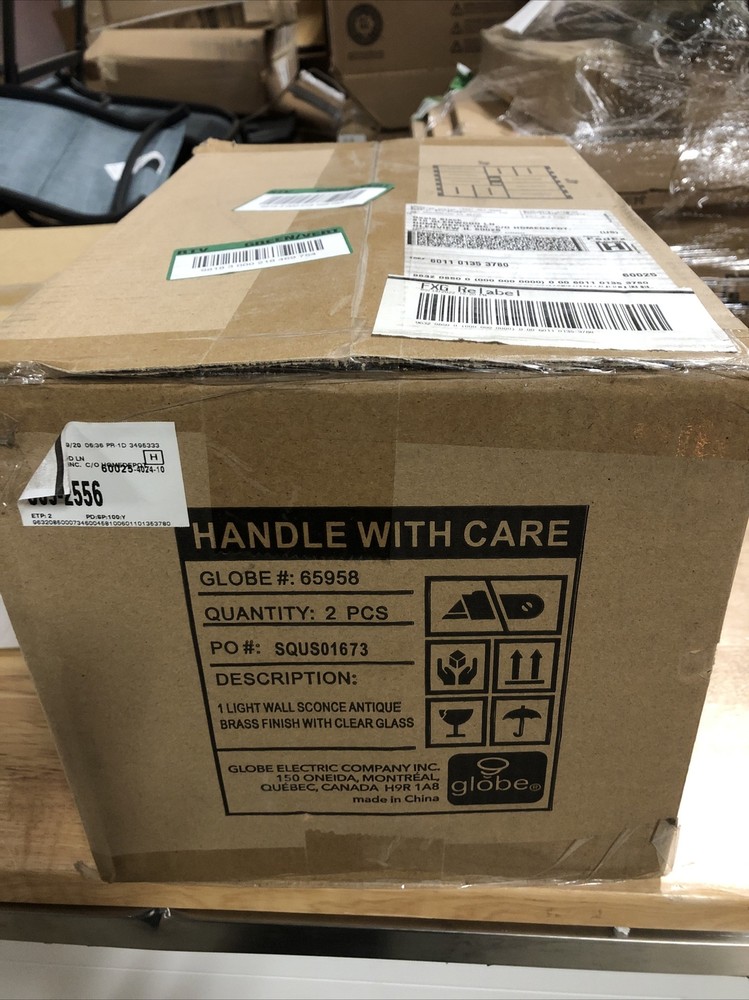 Globe Electric Cusco 1-Light Antique Brass Sconce