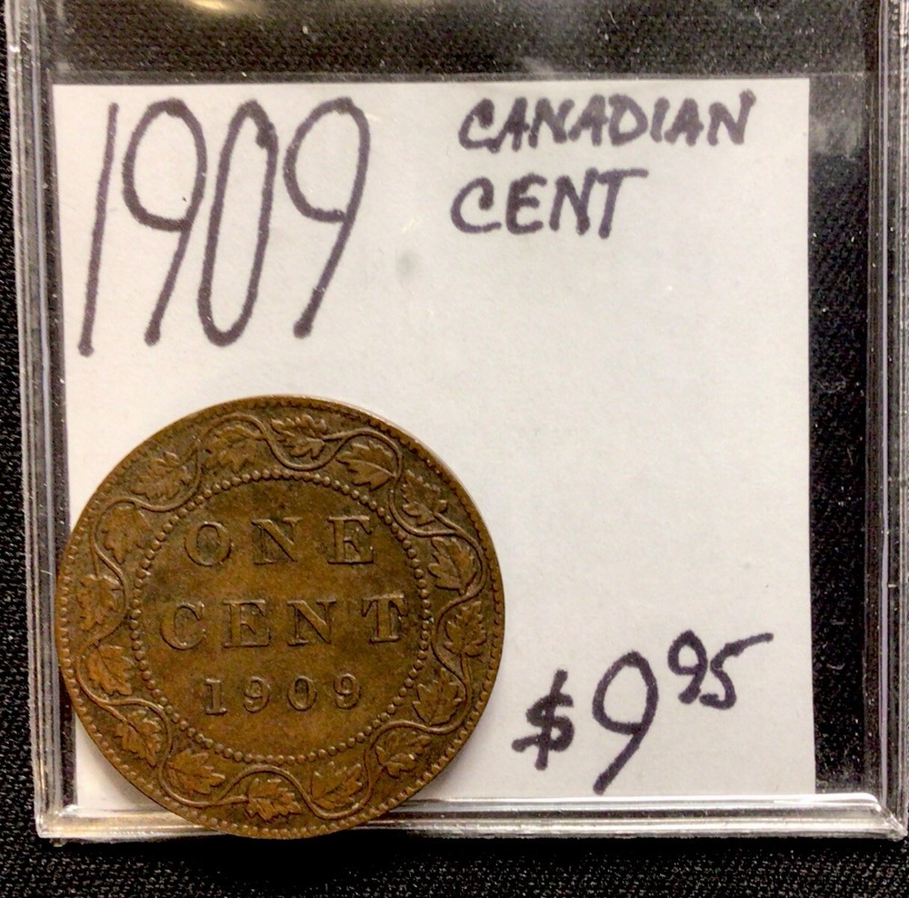 1909 Canadian Cent. ENN Coins