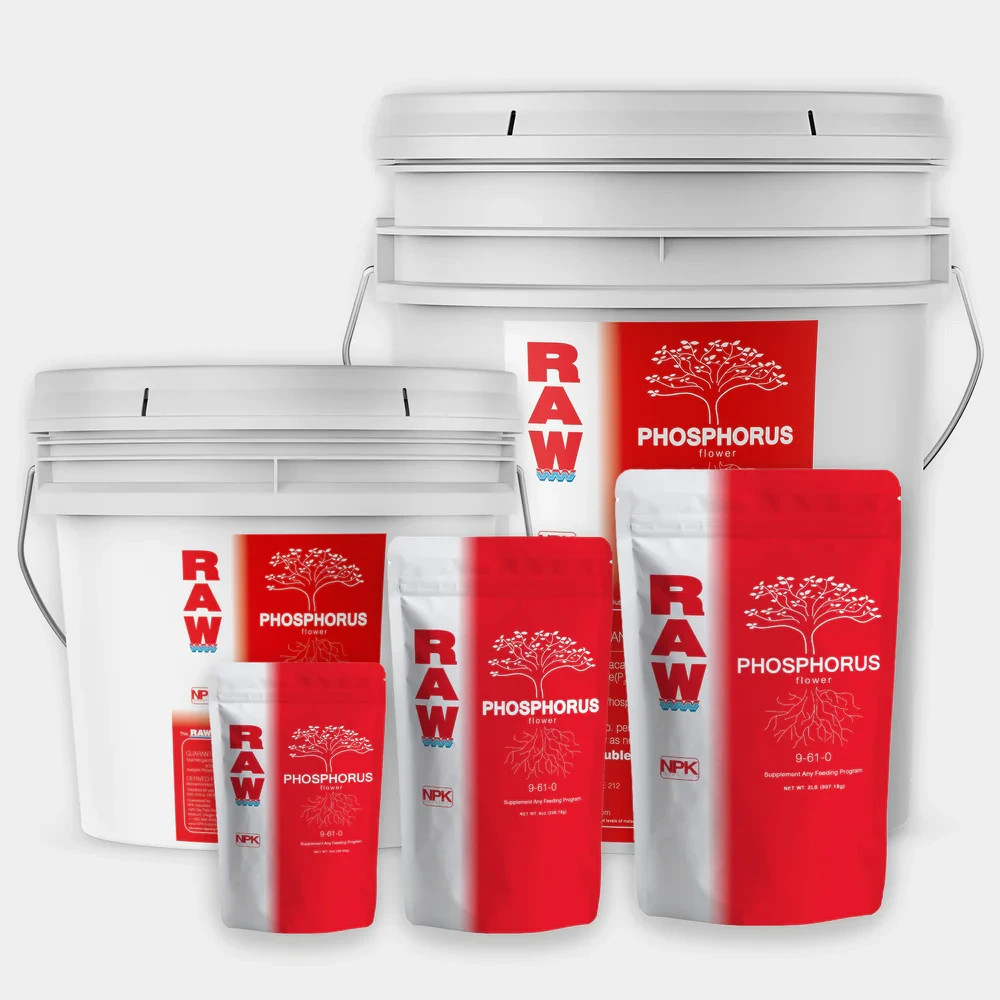 RAW Phosphorus | 61% Water-Soluble Phosphate + Ammonium Nitrogen - Bloom & Root