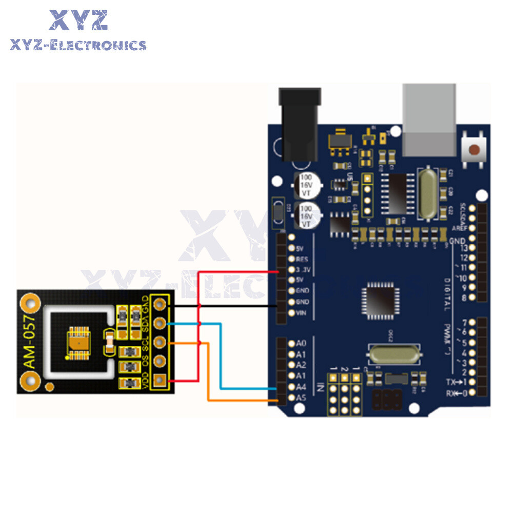 MAX30205 Sensor Human Body Temperature Sensor Module Temperature Measure I2C