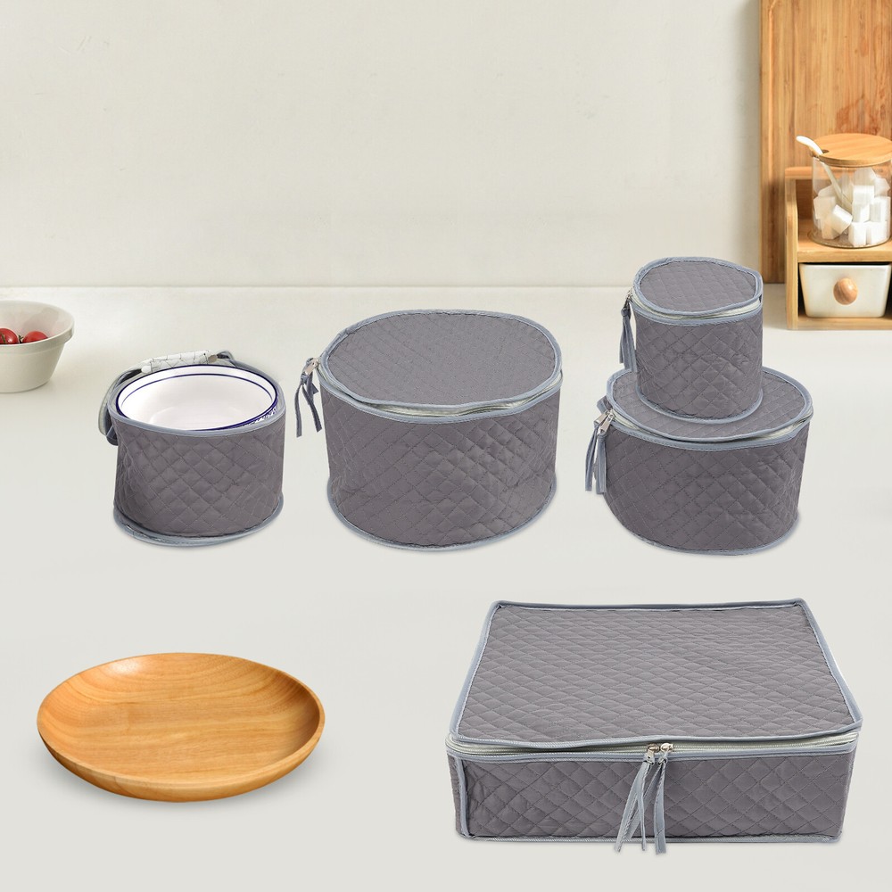 China Dinnerware Storage Sets Hard Shell Flatware, Plates & Cups Storage Holders