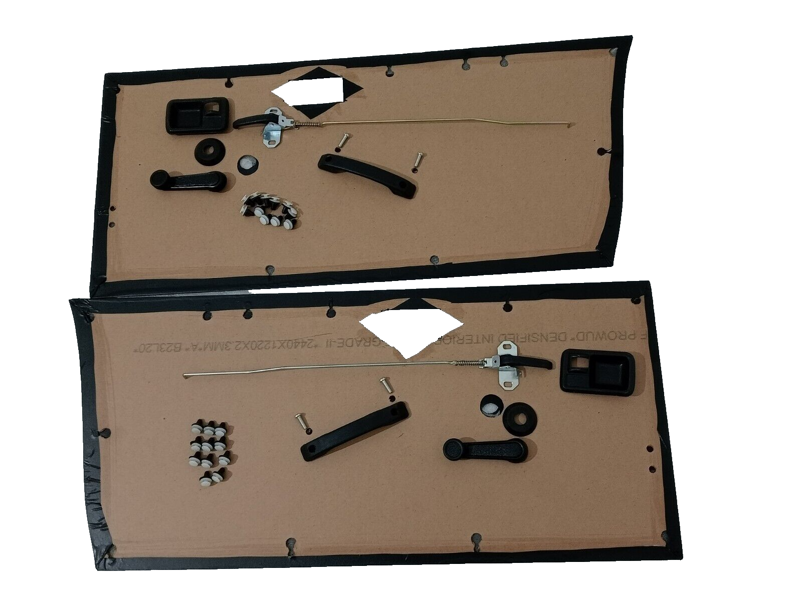 OEM SUZUKI SAMURAI SJ410 SJ413 SIERRA GYPSY INSIDE COMPLETE DOOR PANEL KIT |Fit