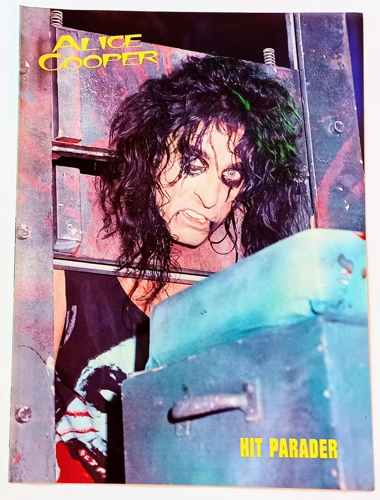 ALICE COOPER~ORIG 1994 POSTER~VINTAGE FULL PAGE PRINT MAGAZINE PINUP CLIPPING