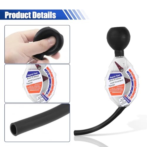 Antifreeze Coolant Tester, High Accuracy Dial Type Coolant Hydrometer 1PC