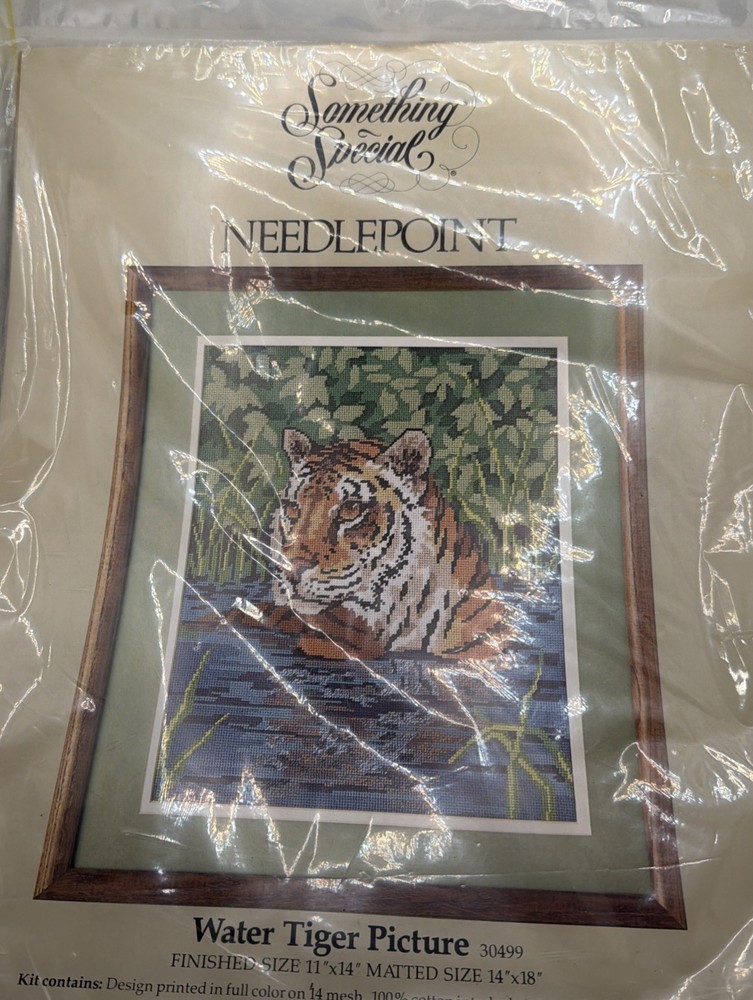 Something Special Water Tiger Needlepoint  11”x14”