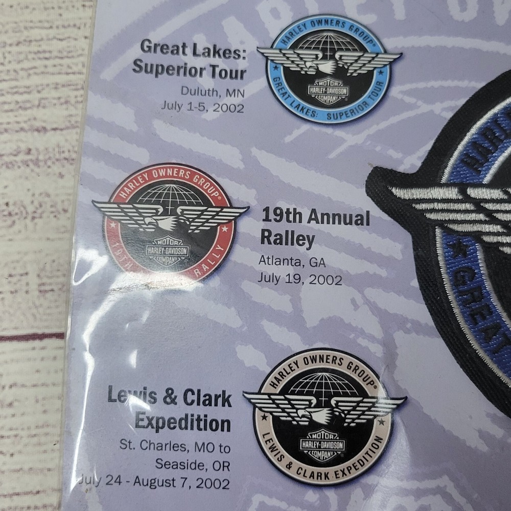 Harley davidson great lakes tour jacket / sleeve patch